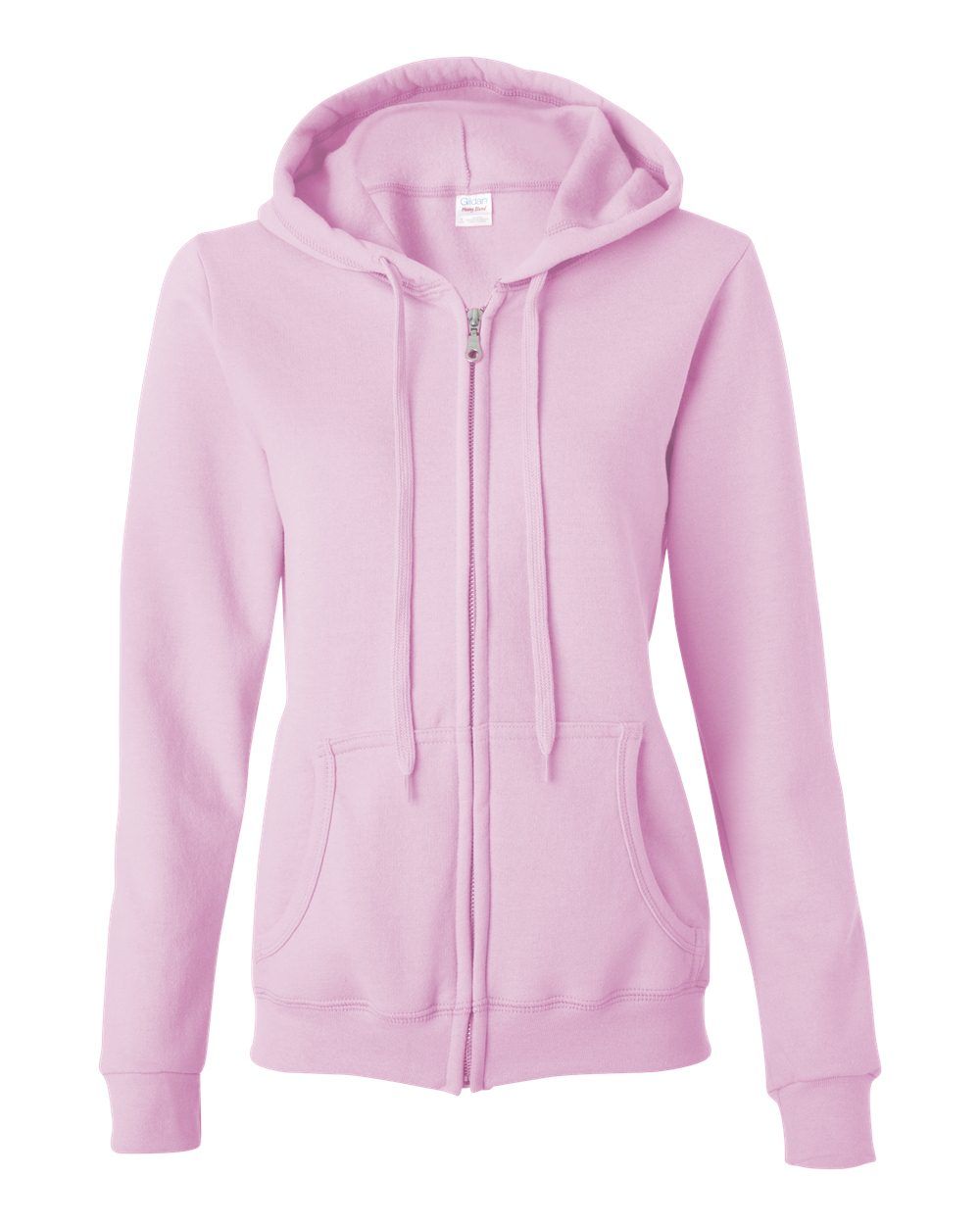Gildan Heavy Blend Missy Fit Full-Zip Hooded Sweatshirt Women's Hoodie 18600FL